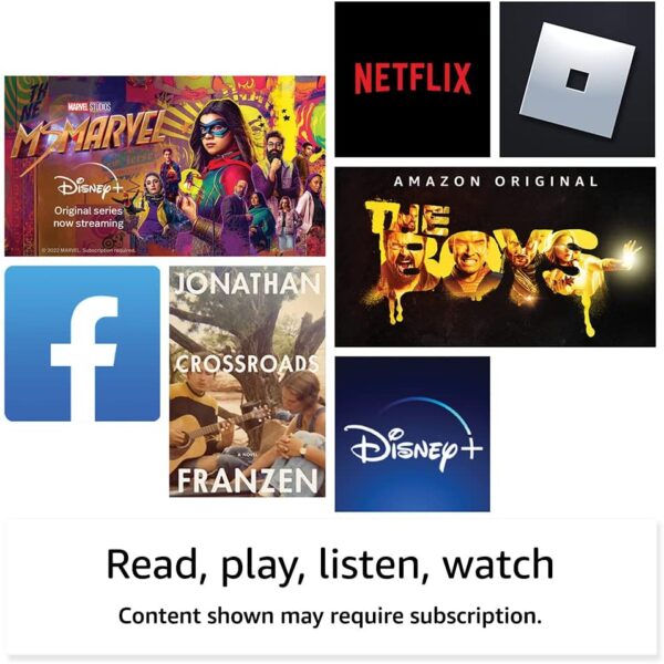 All new Amazon Fire HD 8 tablet 8 HD Display 32 GB 30 faster processor designed for portable entertainment 2022 release Black 2