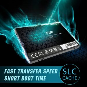 SP 1TB SSD 3D NAND A55 SLC Cache Performance Boost SATA III 2.5 7mm 0.28 Internal Solid State Drive SP001TBSS3A55S25 2