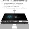 SP 1TB SSD 3D NAND A55 SLC Cache Performance Boost SATA III 2.5 7mm 0.28 Internal Solid State Drive SP001TBSS3A55S25 4