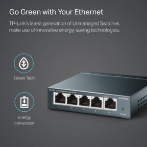 TP Link 5 Port 10 100 1000 Mbps Gigabit Ethernet Switch 3