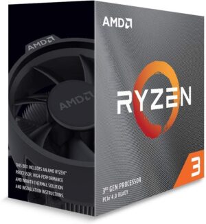 AMD Ryzen 3 3100 4 Core 8 Thread Unlocked Desktop Processor with Wraith Stealth Cooler 0