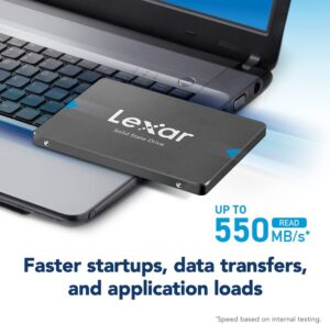 Lexar NQ100 480GB 2.5 SATA III Internal SSD Solid State Drive Up to 550MB s Read LNQ100X480G RNNNU 2