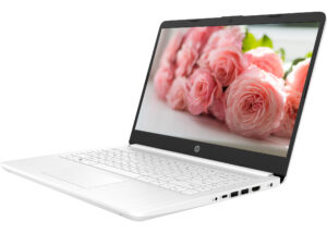 HP Laptop 14 dq0052dx Intel Celeron N4120 1.1 GHz Win 10 Home in S mode UHD Graphics 600 64 GB eMMC 14 1366 x 768 (HD) Wi Fi 5 snow white 3