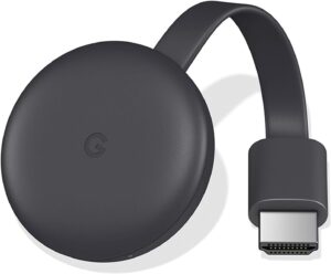 Google Chromecast (3rd Generation) Media Streamer Black 0